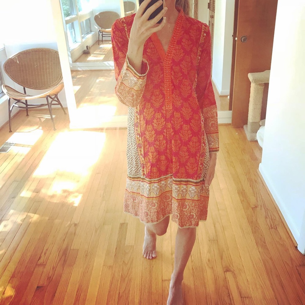 Pakistani designer dress by Satrangi